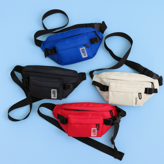 Garcon avec Sacoche Banane