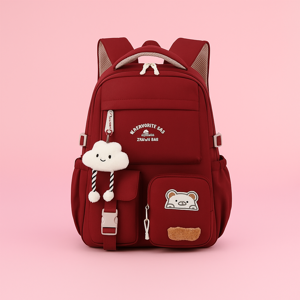 Sac à Dos Collège Fille 3 Compartiments