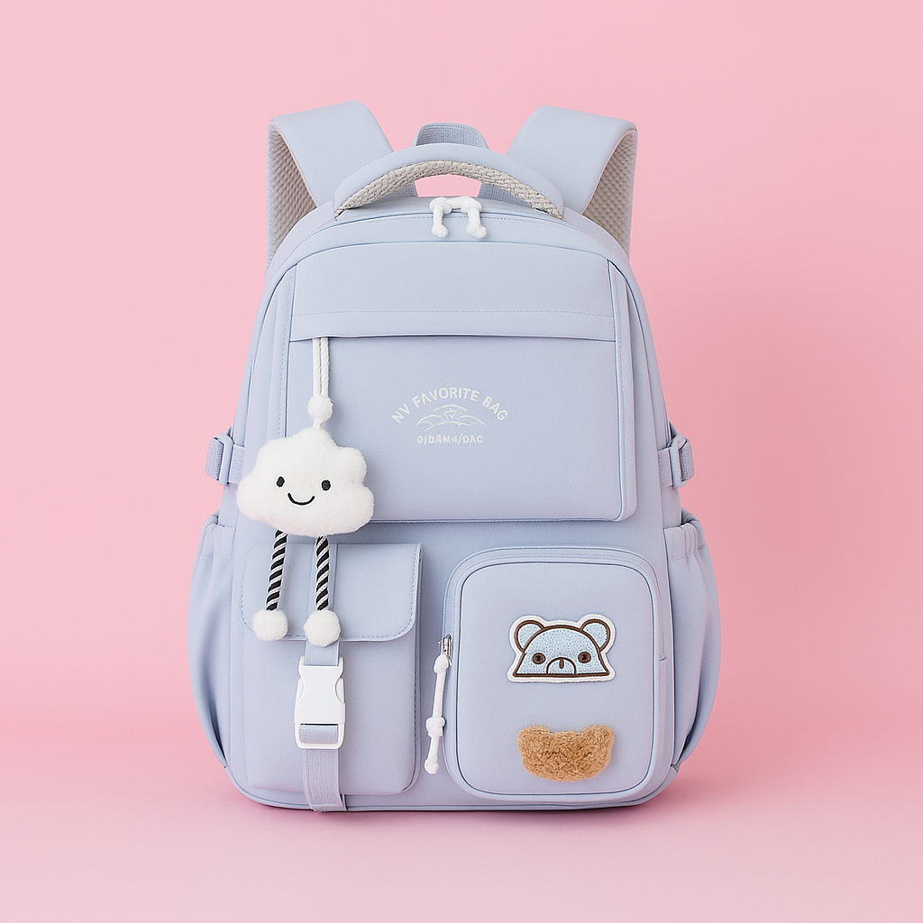 Sac à Dos Collège Fille 3 Compartiments