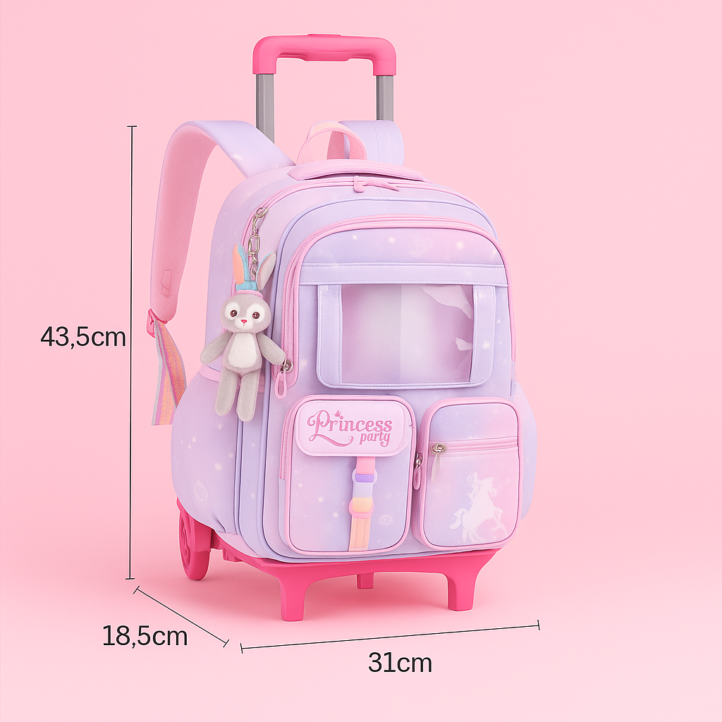 Sac à Dos à Roulettes Fille