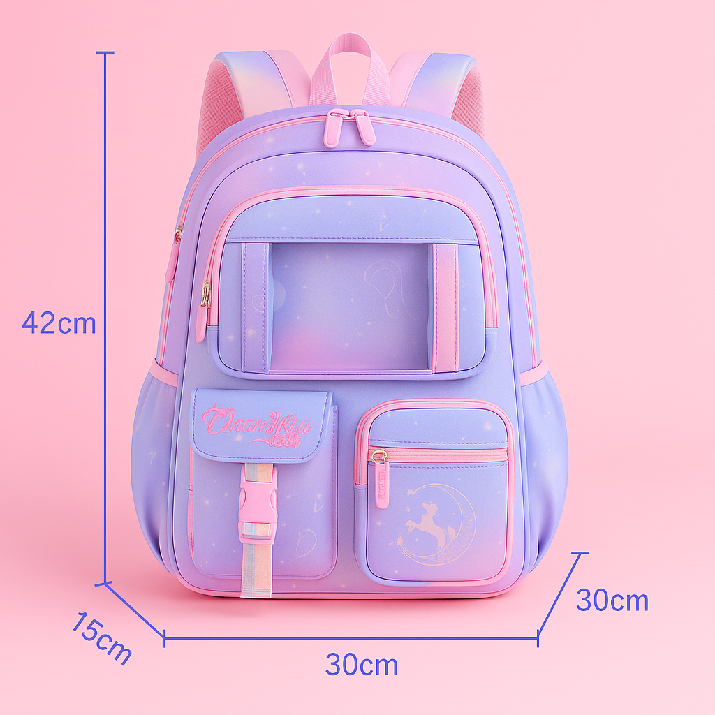 Sac à Dos 2 Compartiments Fille