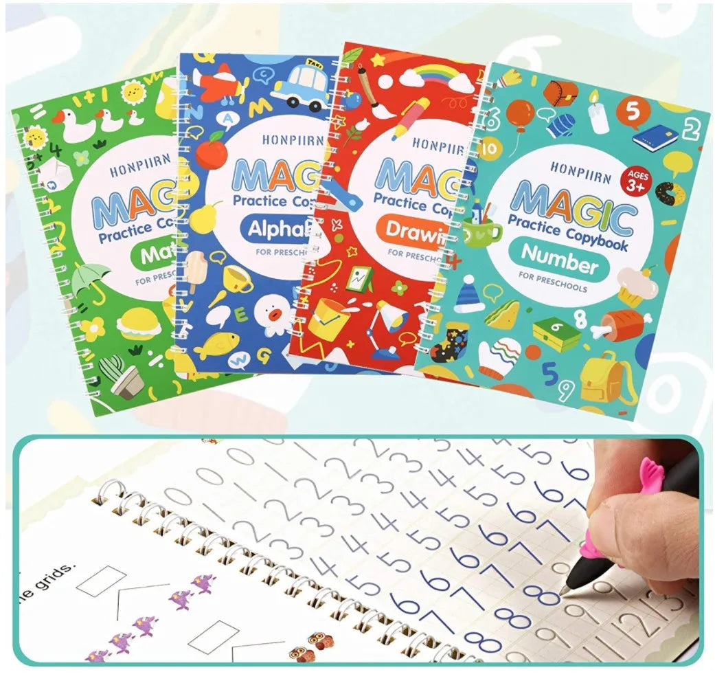 Cahier D'écriture Magique X4 Anglais