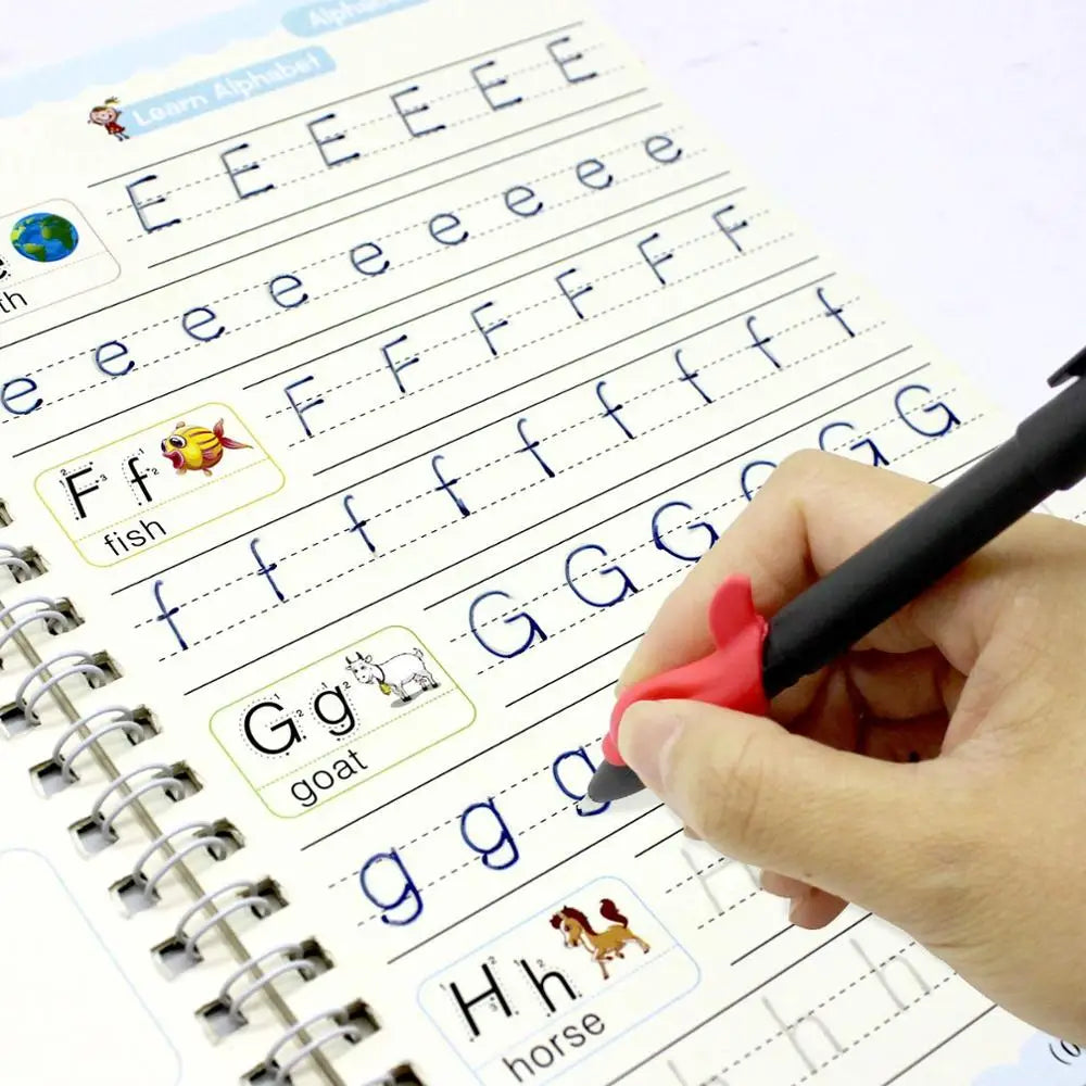 Cahier D'écriture Magique X4 Anglais