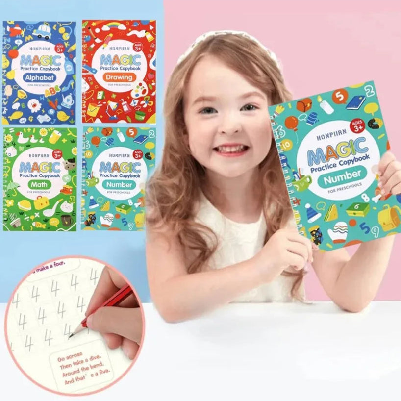 Cahier D'écriture Magique X4 Anglais