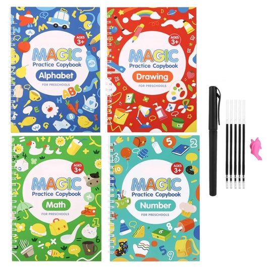 Cahier D'écriture Magique X4 Anglais