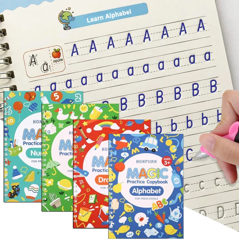 Cahier D'écriture Magique X4 Anglais