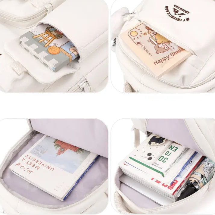 Sac à Dos Collège Fille 3 Compartiments