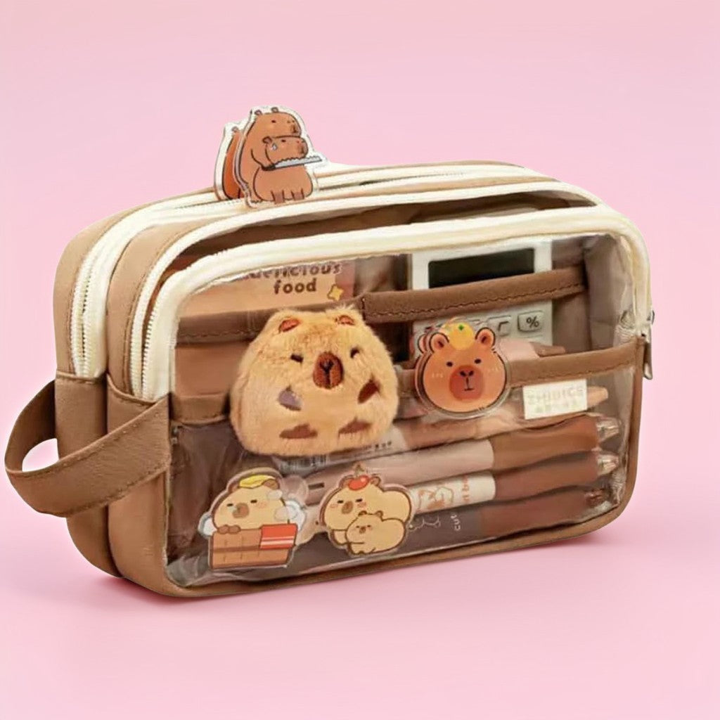 Trousse Double Compartiment Fille